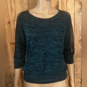 Amy were shirt mesh 3/4 sleeves size large